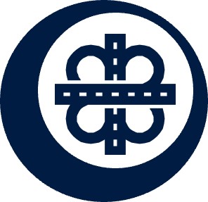 Efficient Spending Policy Icon, interconnected roads image