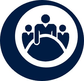 SRD Icon, people at table image